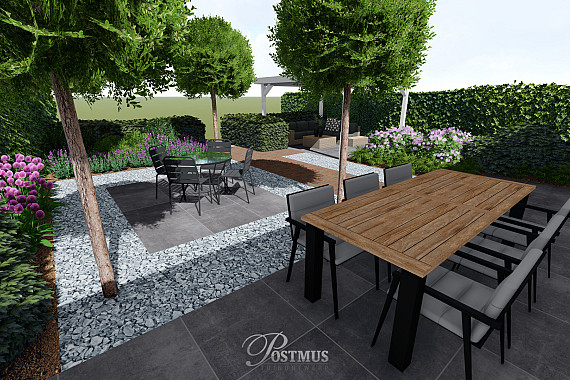 Klassieke pad verbind de alles in de tuin