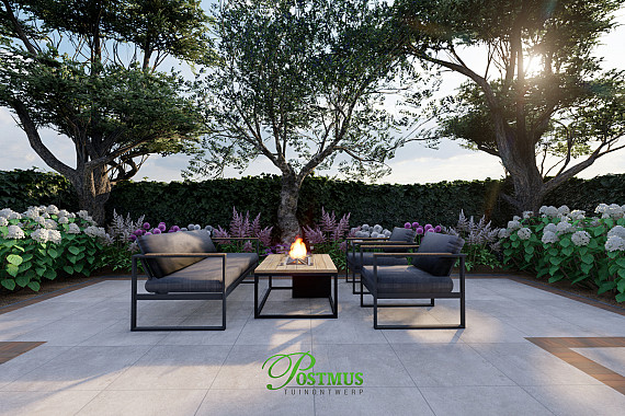 Tuin met Mediterrane uitstraling