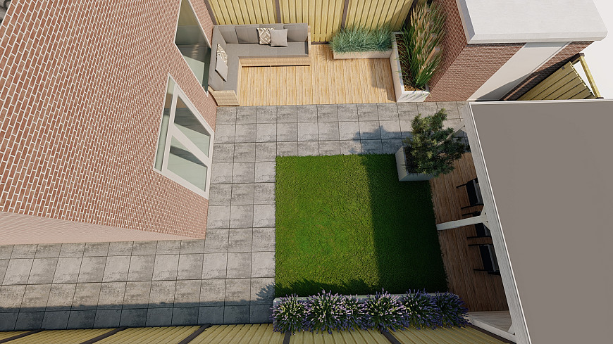 Creëer diverse zitplekken in uw tuin 
