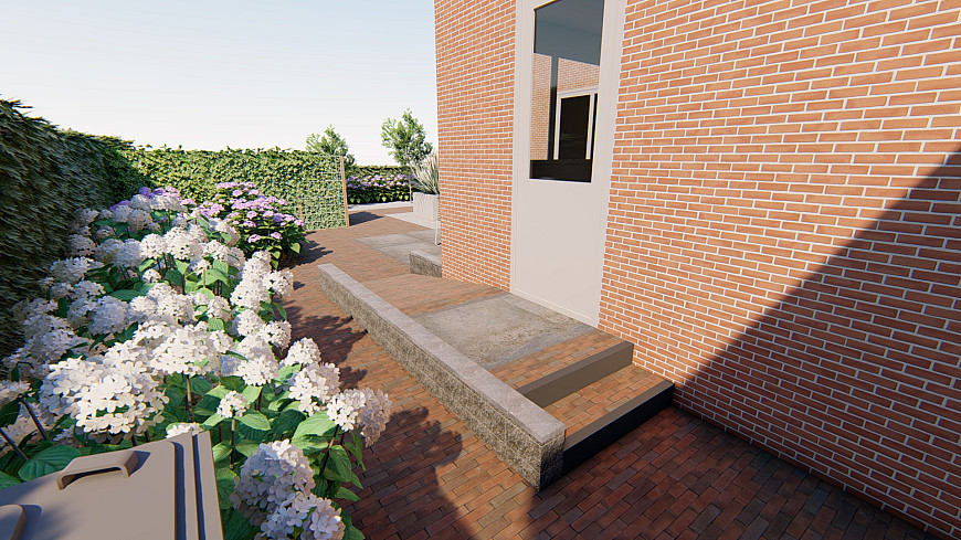 De tuin opdelen in verschillende hoogtes