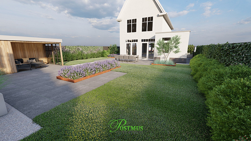Genoeg gras en terras