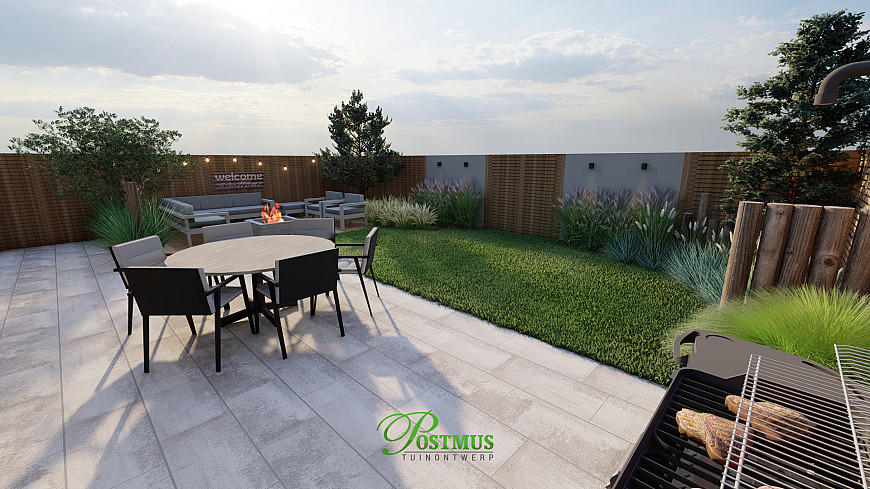 Een tuin voor lange zomeravonden 