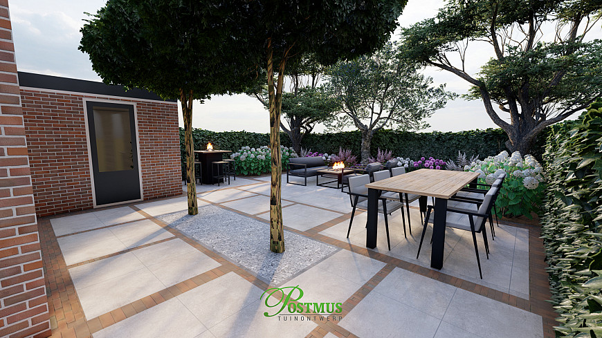 Tuin met Mediterrane uitstraling