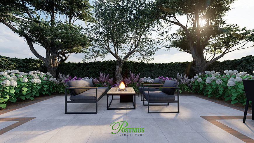 Tuin met Mediterrane uitstraling