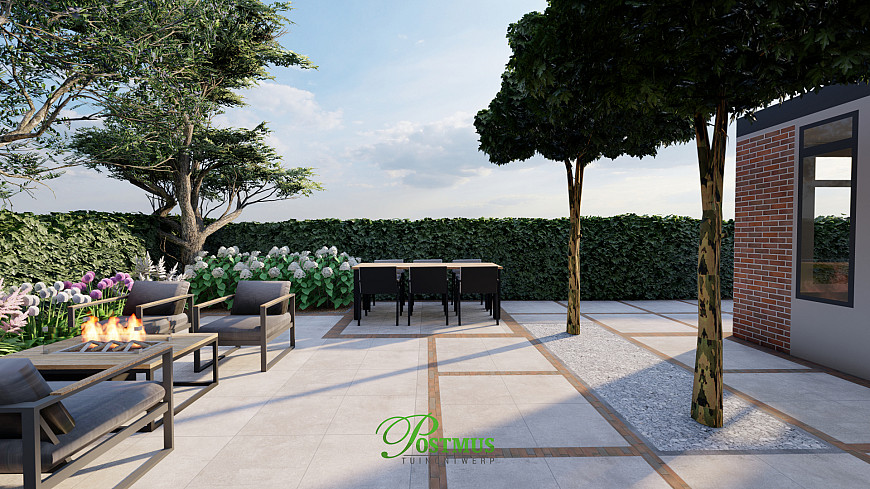 Tuin met Mediterrane uitstraling