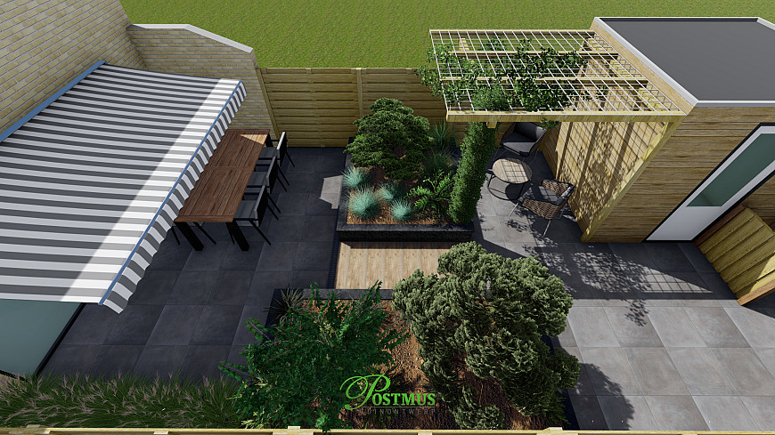 Gezellige natuurrijke tuin