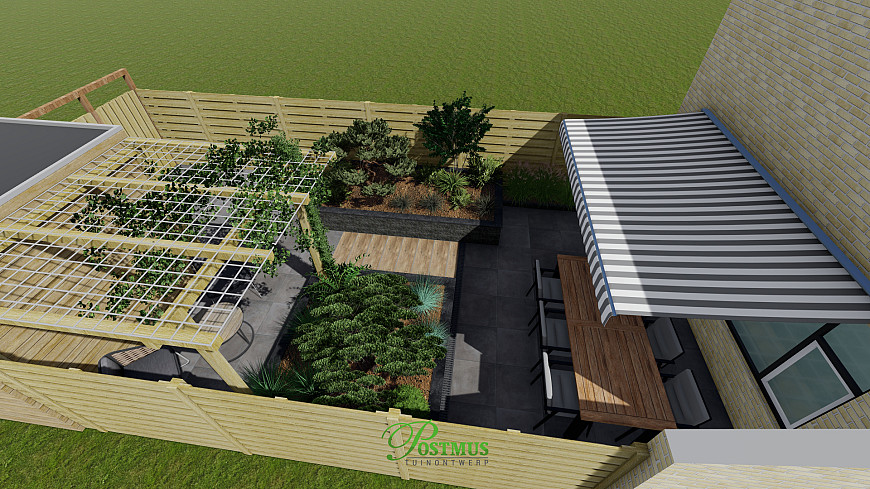 Gezellige natuurrijke tuin