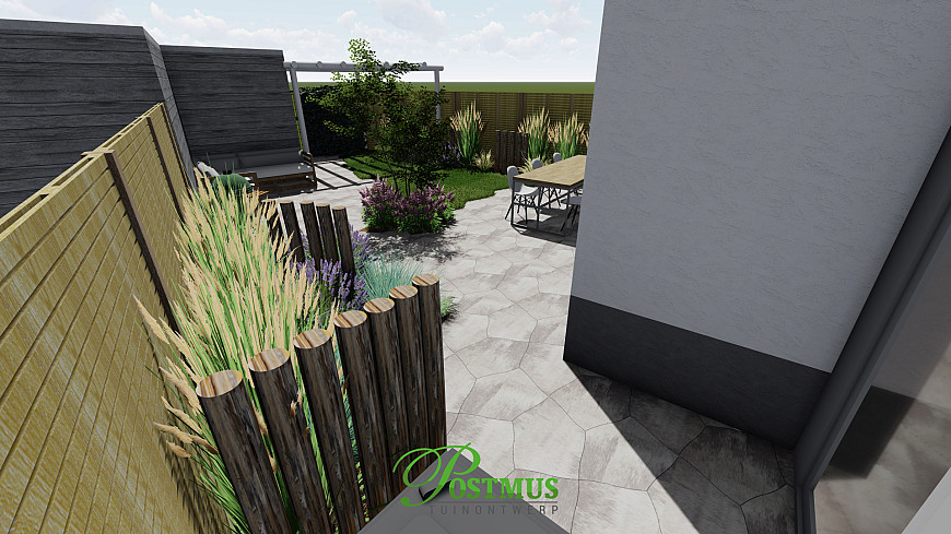 Natuurlijke vormen in de stijl van het huis