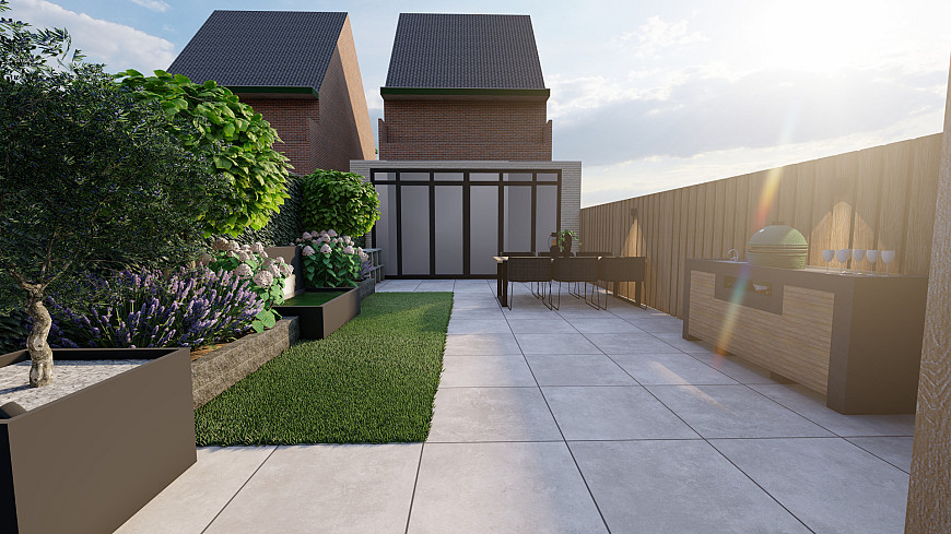 Nieuwbouw tuin optimaal benut