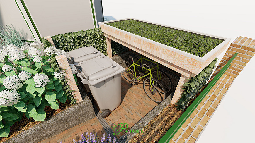 Charmante tuin met GeoCeramica