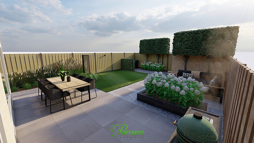 Fijn vertoeven aan de tuintafel & een heerlijke tuin