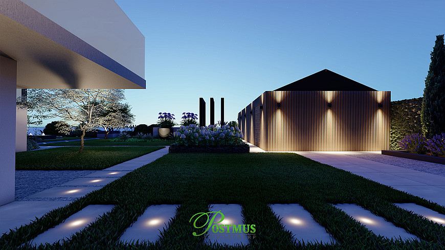 Grote tuin met veel inspiratie
